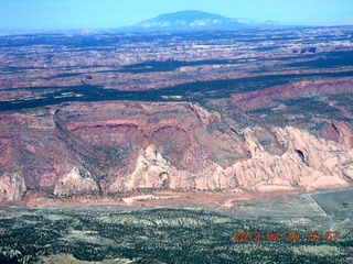 39 7ww. aerial - Navajo Mountain, Nokai Dome