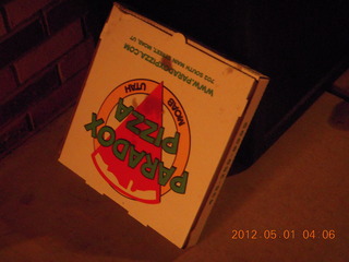 1 7x1. pizza box - somebody had a good dinner last night