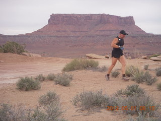 102 7x1. Canyonlands Murphy hike - Adam running (tripod)