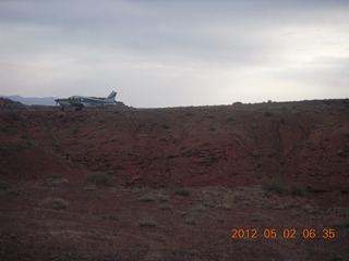 White Wash Sand Dunes airstrip run - N8377W