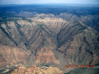 38 7x2. aerial - Desolation Canyon area