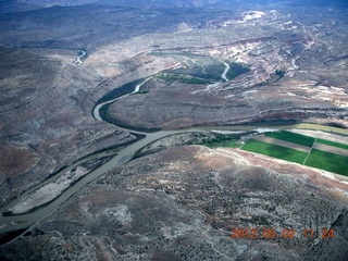 110 7x2. aerial - Colorado River - some confluence