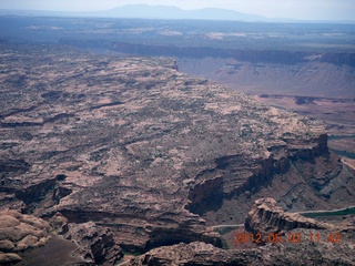 aerial - Colorado River area south of Moab