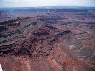 aerial - Colorado River - Moab area