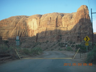 12 7x3. driving along the Colorado River - end of paved road