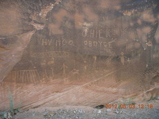 208 7x3. petroglyphs on drive back to Moab