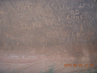 209 7x3. petroglyphs on drive back to Moab