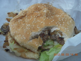 219 7x3. Milt's Stop & Eat in Moab - hamburger