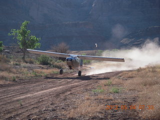 60 7x4. Mexican Mountain - airplane taking off