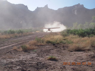 63 7x4. Mexican Mountain - airplane taking off