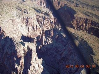 92 7x4. aerial - Mexican Mountain area - slot canyon