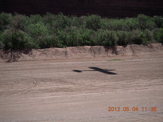Caveman Ranch - airplane shadow