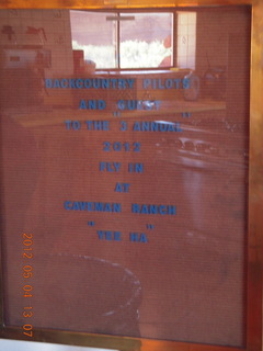 Caveman Ranch sign