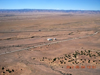 184 7x4. aerial - Caveman Ranch to Mack Mesa - Westwater airstrip
