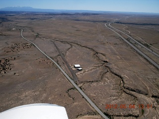 185 7x4. aerial - Caveman Ranch to Mack Mesa - Westwater airstrip