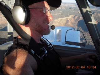 238 7x4. Adam flying N8377W over Colorado River