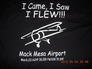 264 7x4. Mack Mesa t-shirt