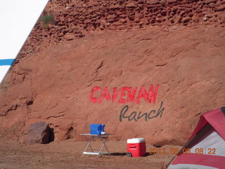 12 7x5. Caveman Ranch sign