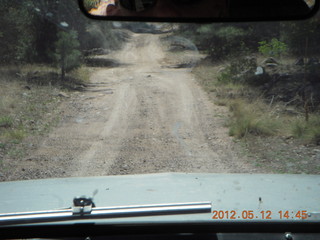 drive back from Antler's Restaurant - Fred's Road