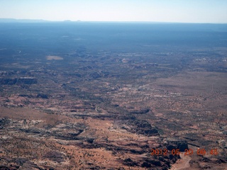 aerial - meteor crater