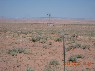 Chinle Airport (E91) run - windmill