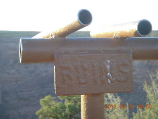 Spider Rock viewpoint - eclipse watchers