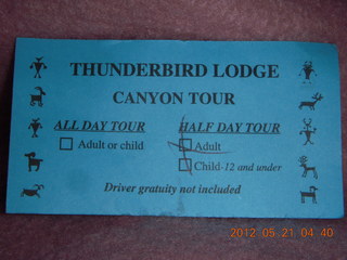 Thunderbird Lodge sign