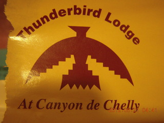 Thunderbird Lodge sign