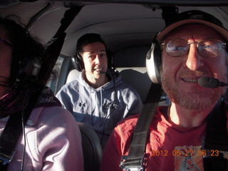 Josh and Adam flying in N8377W