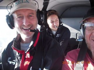 Phil and Jessica flying in N8377W