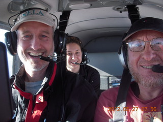 301 7xt. Phil and Jessica and Adam flying in N8377W