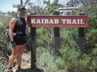 Grand Canyon - Adam and Kaibab Trail sign