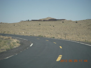 drive back from Antler's Restaurant - Fred's Road