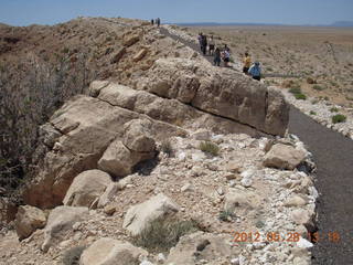 meteor crater bottom