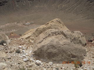 meteor crater bottom