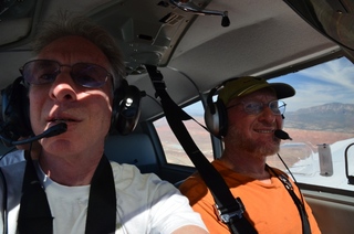 Howard and Adam flying in N8377W