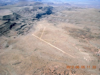 6 7y5. aerial - Grand Gulch airstrip