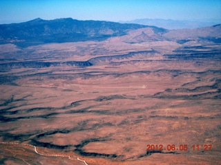 12 7y5. aerial - Grand Gulch area - another airstrip