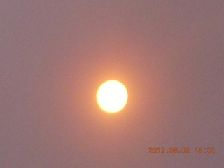 transit of Venus - the sun with my Nikon Coolpix point-and-shoot