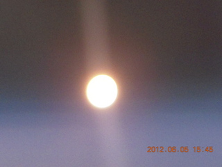 transit of Venus - the sun with my Nikon Coolpix point-and-shoot