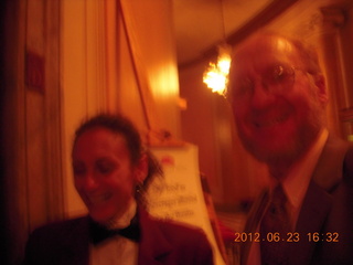 blurry Susanne and Adam in Academy of Music