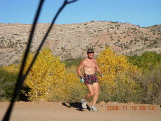 1846 7zl. Adam running along the Verde River