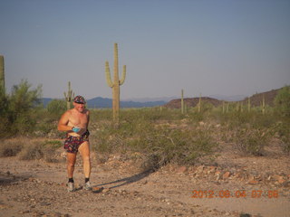 112 804. Adam running at Windmill airstrip (tripod)