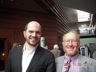 Kirill Gerstein and Adam at Philadelphia Orchestra concert