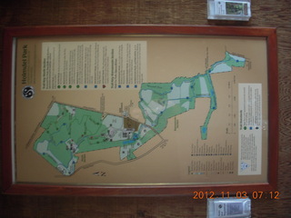 Holmdel park map, Shore AC XC cross-country