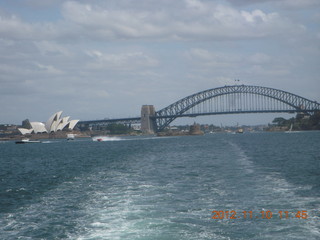 70 83a. Sydney Harbour - ferry ride - bridge