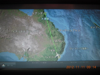 JetStar - route from Sydney to Cairns