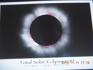 solar eclipse postcard