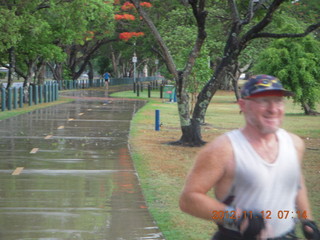 Cairns morning run - Adam running