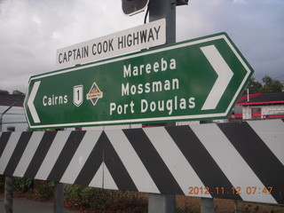 Cairns morning run - road signs